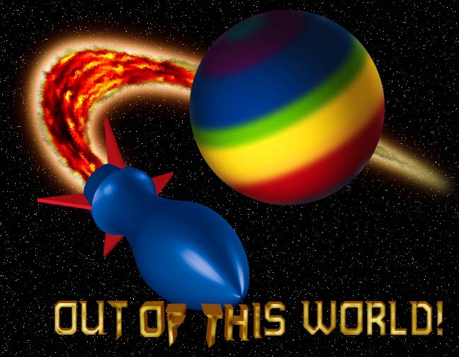 Out of this world rocket!